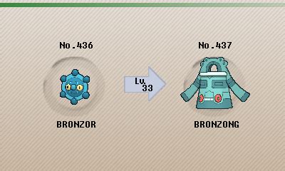 bronzong evolution